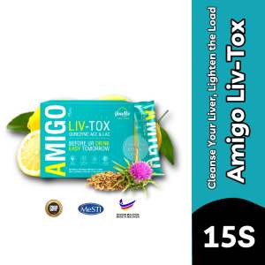 YouMe Amigo Liv-Tox ( Liver Cleanse & Detoxification ) 15 Sachets 养肝排毒 Product of Malaysia @Exp 10/26