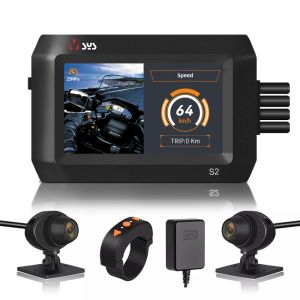 VSYSTO | Motorcycle Dash Cam Waterproof Anti-shake Tire Pressure Monitoring