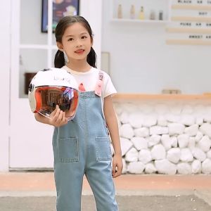 Helmet Budak Kids Helmet Motorcycle Children Security Motorcycle Helmets Half Face Cartoon Helmet Topi Keledar 儿童头盔