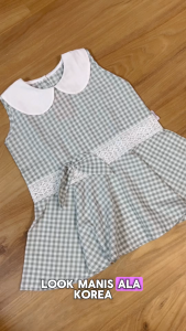 Little Esquina Freya Dress anak perempuan lengan pendek kode LE2051