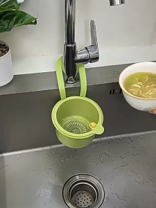 JS SHOP 1PCS Sink Hanging Strainer Basket Creative Detachable Kitchen Garbage Filter