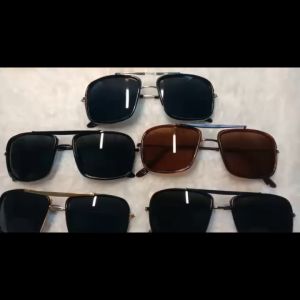 READY COD Kacamata Gaya Korea / Kacamata Premium Anti Uv Model Aviator Tony Stark Frame Metal - SUNGLASSES FASHION NEW TREND