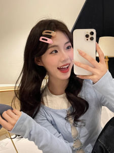 Candy Colored Simple Duckbill Hair Clips Side Bangs Hair Accessories Horizontal Hair Clips  out Fashion Hair Decorations