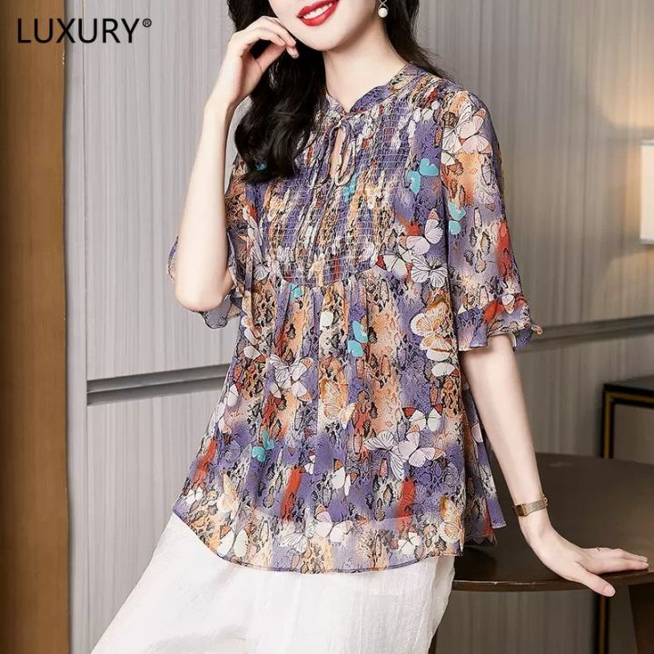 beautiful chiffon tops