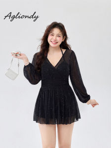 Agliondy | Slimming Conservative Plus Size Swimwear