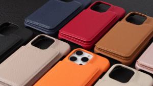 Ốp Điện Thoại Da PU Cho iPhone 17E/17/16E/15 Pro Max Plus Mini Với Khóa Từ Tính Tích Hợp Giá Đỡ & Khe Đựng Thẻ Thiết Kế Thời Trang Nhỏ Gọn.