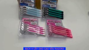 bịch 4 cây dao cạo râu Razors