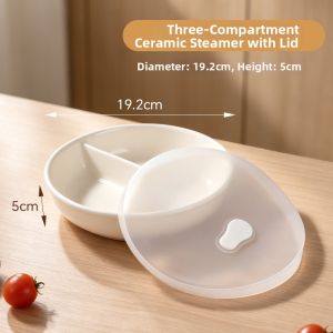 TAFUMAN | Thickened and Raised Baby Food Steaming Plate