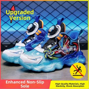 KUOBURENSHENG | Slip-resistant Breathable Luminous Childrens Sport Shoes