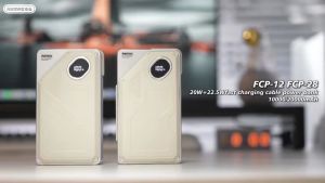 REMAX FCP-12 10000mAh / FCP-28 20000mAh PowerBank 20W + 22.5W Fast Charging Built-In Dual Cable Triple Output Power Bank
