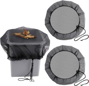 Outdoor Mesh Cover Netting for Rain Barrels PE Water Collection Buckets Tank Rain Harvesting Tool Protector For Garden