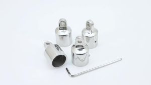 4pcs 25MM Top Cap 316 Stainless Steel Top Caps Marine Hardware Slip Cap Boat Fittings Boat Accessories Top Eye End