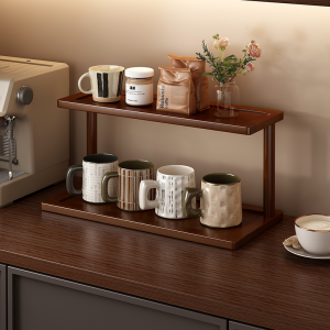 Multi-Layer Cup Holder Stand Table Coffee Cup Mug Organizer Shelf Entrance Desktop Storage Rack  Style Home Organizer