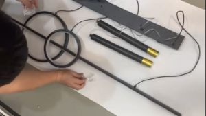 YHLAMP New Modern Pendant Light Chandelier Led Strip Lamp Simple Creativity Dining Room Living Room Dining Table Kitchen Chandelier Lamp Ceiling Light New Design Style Drop Light Home Lighting Tri Color LED Light Nordic Restaurant Decorative Lamp