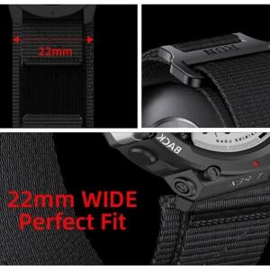 For Huami Amazfit T-rex 2 3/Ultra Nylon Loop Strap Watch Band for Amazfit Trex Pro/T Rex Tyrannosaurus Smartwatch Sport Bracelet