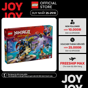 LEGO NINJAGO 71843 Đồ Chơi Lắp Ráp Rogue Và Cỗ Máy Rồng Chiến Đấu (584 chi tiết)
