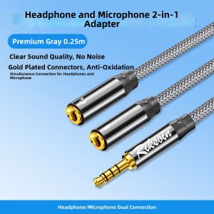 RIKSOIN | Couple Audio Sharing Adapter 3.5mm Male to Dual 3.5mm Female