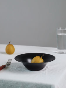 Hhellooo Japanese Style Minimalist Style Ceramic Straw Hat Bowl Artsy Retro Matte Glaze Surface For Home Meal Bowl Salad Bowl