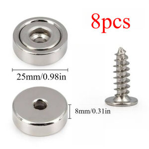 A16/A20/A25/A32 disc magnets with screw hole ultra-strong grip versatile for kitchen workshop notice boards pantry storage