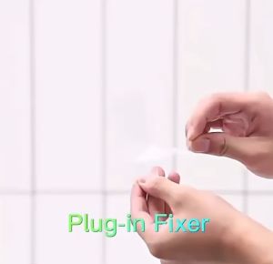 Holder Stop Kontak Fixator Gantungan Socket Dinding Alat Pengait Remote AC TV Serbaguna