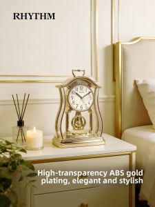 RHYTHM | Chinese Style Creative Wooden Table Clock