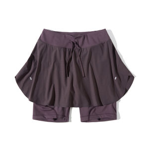 Square Texture Mesh Breathable Yoga Shorts Wear-resistant High Waist