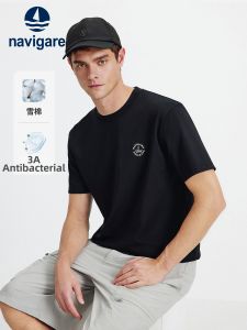 Navigare | Cool Feeling Mens Short Sleeve T-Shirt Summer 2026 New Round Neck Regular Fit