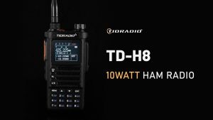 TIDRADIO H8 walkie talkie10W walkie talkie portable 50km long-distance mobile app wireless programming two-way radio USB Type-C programming and Bluetooth