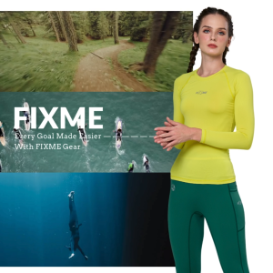 Lock skin /หญิง เสื้อแขนยาววิ่ง (คอกลม) เสื้อกันUV99% แห้งไวมาก  มาตรฐานUSA  Fixmesport