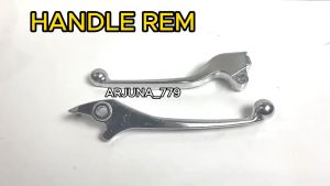 SEPAKET HANDLE REM KIRI KANAN HONDA BEAT KARBU SCOOPY KARBU SPACY OLD 1 SET TUAS REM DEPAN GAGANG HANDEL REM BELAKANG VARIANT