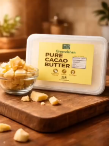 Greendahan Pure Cacao Butter Keto Friendly 1kg -  Great for Baking