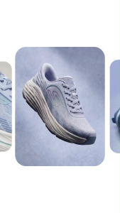 Skechers Women Slip-Ins GOrun Max Cushioning Elite 3 Lenara Running Shoes - 129724-LTBL Air-Cooled Goga Mat Kasut Sneaker Performance Sport Perempuan SALE