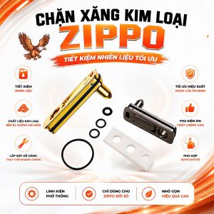 [Phụ kiện Zippo] Chặn xăng kim loại cao cấp chuyên dụng cho Zippo