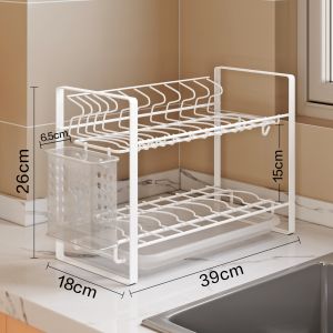 Kitchen Drying Rack for Dishes Narrow Design