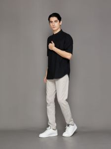 LOOK BACK KEMEJA KOKO PRIA- BAJU KOKO LINEN - KURTA LINEN - KOKO LENGAN PANJANG - KEMEJA KOKO LENGAN PENDEK