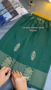Stelan Baju Muslim Koko Anak Laki-laki Sarkoci Usia 3-10 Tahun Motif Batik Gus Iqdam Katun Premium