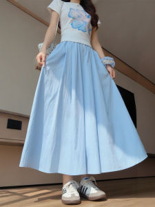 XIANYIJIAO | Breathable Slim-Fitting A-Line Skirt for Small Frames