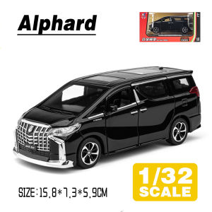 LEO 1:32 Toyota Alphard MPV Metal Diecast Alloy Toy Car Model Trucks For Kids Toys Vehicles Hobbies Collectio
