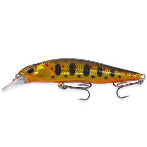 1pc 7.5cm 5.1g Minnow Fishing Lure Wobbler Crankbait Isca Artificial Hard Bait Carp Bass Perch Mini Fishing Lures Pesca Tackle