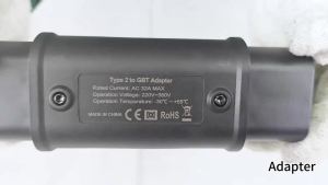 Kolanky EV Charger Adapter Type 2 IEC 62196-2 to GBT Converter for China Standard Electric Vehicle Charging EV Connector 22KW