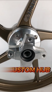 Sportrim G500 Y15ZR/Y125Z Custom Hub Bronze/Bright Gold/Bright Black (FOC Disc Fr Ego + Tubeless Valve) Motorcycle