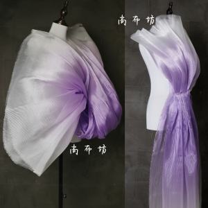 ผ้าอัดฟองสีม่วงอ่อน ทรงเข้ารูป ตกแต่งพื้นงานแต่งงาน ผ้าอัดฟองผสม ผ้า DIY สำหรับตกแต่งบ้าน สไตล์ยุโรป