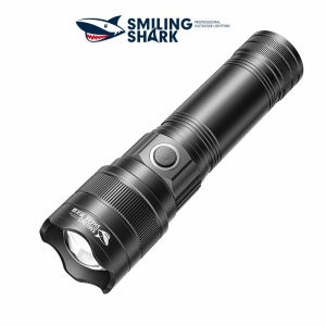 Smiling Shark SD5029 LED Torchlight M80 9000lm Flashlight USB Rechargeable Waterproof Zoomable Camping Hiking Fishlight Working Lighting Lamp