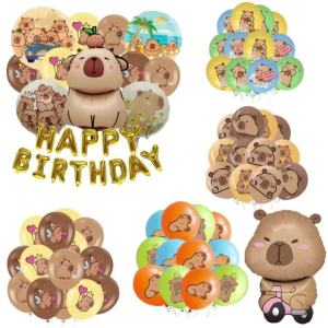 Miniso | Bóng Bay Capybara Cho Trẻ Em - Trang Trí Tiệc Trẻ Em Bóng Bay Nhôm Hình Capybara Quà Tặng Sinh Nhật Đồ Dùng Cho Tiệc Chào Đón Em Bé