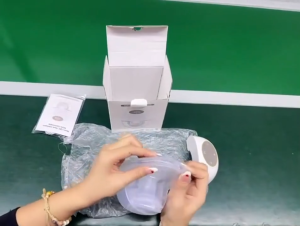 Hapyee Wearable Electric Breast Pump 4 Modes 12 Gears Rechargeable Hands-Free Breast Pump 24MM