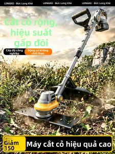 LONGKE | Máy Cắt Cỏ Dùng Pin Lithium Công Suất Lớn Cho Sân Vườn