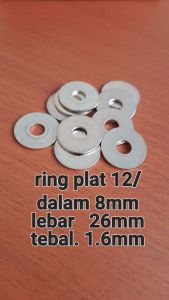 ring plat 12/m8x26x1.6 pth paket 10pcs