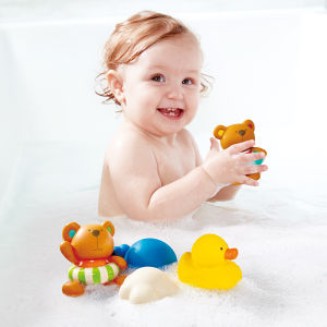 Hape | Baby Bath Toys Teddy Playset