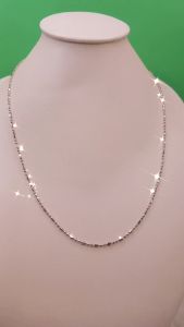 Kalung Aliyah 15mm Alloy Lapis Mas 18K Permata Zirconia Premium Quality & Tahan Lama NP015S