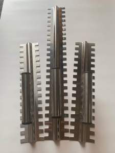 Bàn Gạt Keo -Hồ Dầu -Bay Trét Răng Cưa Inox 6 Tất -Răng Cưa U15mm